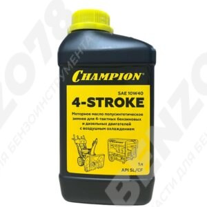 Масло для 4-тактных двигателей полусинтетическое зимнее CHAMPION SAE 10W40 API SL/CF 1л